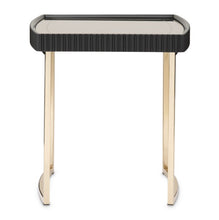 Load image into Gallery viewer, AICO Furniture Lisbon Side Table in Silken Matte Black
