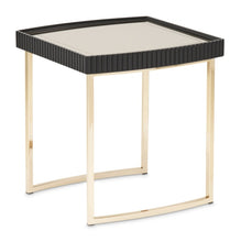 Load image into Gallery viewer, AICO Furniture Lisbon Side Table in Silken Matte Black
