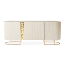 Load image into Gallery viewer, AICO Furniture Lisbon Console Table in Silken Matte Cream
