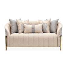 Load image into Gallery viewer, AICO Lisbon Loveseat in Opal Gold
