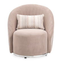 Load image into Gallery viewer, AICO Furniture Lucca Swivel Chair Silver in Silver image
