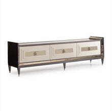 Load image into Gallery viewer, AICO Lousanne Media Cabinet in Glossy Mocha Sand
