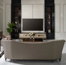 Load image into Gallery viewer, AICO Lousanne Media Cabinet in Glossy Mocha Sand
