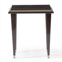 Load image into Gallery viewer, AICO Lousanne Side Table in Glossy Mocha Sand image
