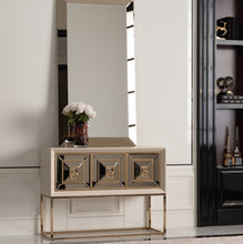 Load image into Gallery viewer, AICO Furniture Madison Small Console with Leg in Glistening Gold
