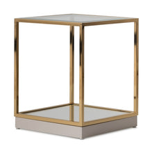 Load image into Gallery viewer, AICO Furniture Savannah Breeze End Table in Bright Gold image
