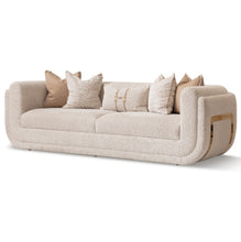 Load image into Gallery viewer, AICO Furniture Savannah Breeze Standard Sofa Cashmere in Bright Gold image
