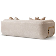 Load image into Gallery viewer, AICO Furniture Savannah Breeze Standard Sofa Cashmere in Bright Gold
