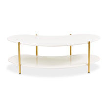 Load image into Gallery viewer, AICO Furniture Sassani Cocktail Table in Pearl White/Gold
