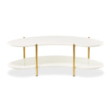 Load image into Gallery viewer, AICO Furniture Sassani Cocktail Table in Pearl White/Gold
