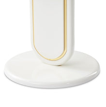 Load image into Gallery viewer, AICO Furniture Sassani Accent Table in Pearl White/Gold

