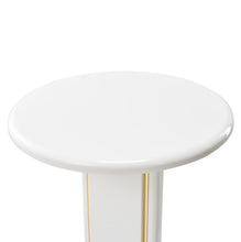 Load image into Gallery viewer, AICO Furniture Sassani Accent Table in Pearl White/Gold
