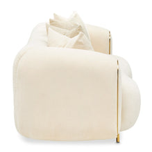 Load image into Gallery viewer, AICO Furniture Sassani Loveseat Crepe in Gold
