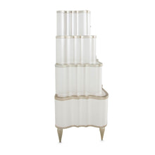 Load image into Gallery viewer, AICO London Place Tiered 6-Drawer Chest in Creamy Pearl
