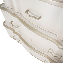 Load image into Gallery viewer, AICO London Place Tiered 6-Drawer Chest in Creamy Pearl
