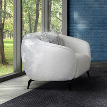 Load image into Gallery viewer, AICO Furniture Noir Chair Marshmallow in Black Nickel
