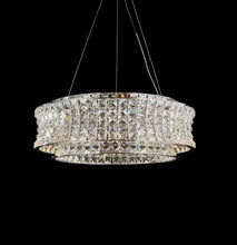 Load image into Gallery viewer, AICO Furniture Lighting Galaxy Medium Round LED Chandelier in Chrome

