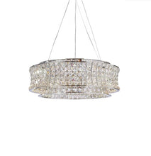 Load image into Gallery viewer, AICO Furniture Lighting Galaxy Medium Round LED Chandelier in Chrome image
