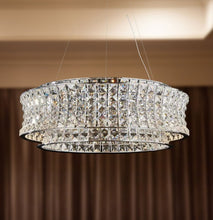 Load image into Gallery viewer, AICO Furniture Lighting Galaxy Medium Round LED Chandelier in Chrome
