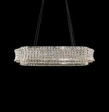 Load image into Gallery viewer, AICO Furniture Lighting Galaxy Oval LED Chandelier in Chrome
