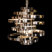 Load image into Gallery viewer, AICO Furniture Lighting Hemispheres 8 Light Chandelier in Silver
