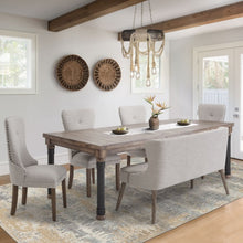 Load image into Gallery viewer, AICO Furniture Lighting Ranchero 6 Light Chandelier in Black
