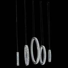 Load image into Gallery viewer, AICO Furniture Lighting Large Solar Hoops LED Chandelier image
