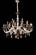 Load image into Gallery viewer, Aico Lighting Rundale 28 Light Chandelier in Clear and Chrome
