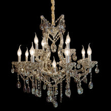Load image into Gallery viewer, AICO Furniture Lighting Vitoria 13 Light Chandelier in Smoke image
