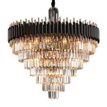 Load image into Gallery viewer, AICO Furniture Lighting Symphony Round 37 Light Chandelier in Clear image
