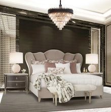 Load image into Gallery viewer, AICO Furniture Lighting Symphony Round 37 Light Chandelier in Clear

