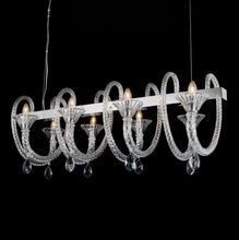Load image into Gallery viewer, AICO Furniture Lighting Madrid 8 Light Chandelier in Clear image
