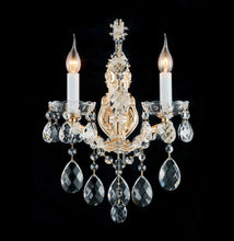 Load image into Gallery viewer, AICO Furniture Lighting La Scala 2 Light Wall Sconce in Clear image
