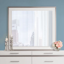 Load image into Gallery viewer, AICO Marquee Wall Mirror in Cloud White
