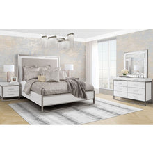 Load image into Gallery viewer, AICO Marquee Wall Mirror in Cloud White
