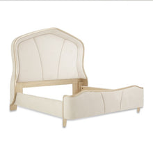 Load image into Gallery viewer, AICO Malibu Crest Queen Curved Panel Bed in Chardonnay
