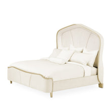 Load image into Gallery viewer, AICO Malibu Crest Queen Curved Panel Bed in Chardonnay image
