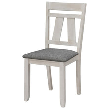 Load image into Gallery viewer, Crown Mark Maribelle Side Chair in Chalk/Grey (Set of 2) image

