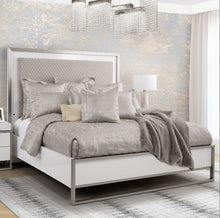Load image into Gallery viewer, AICO Marquee Cal King Panel Bed in Cloud White
