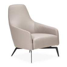 Load image into Gallery viewer, AICO Furniture Mia Bella Bergamo Accent Chair in Stainless Steel
