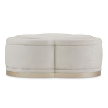 Load image into Gallery viewer, AICO Malibu Crest Cocktail Ottoman in Chardonnay
