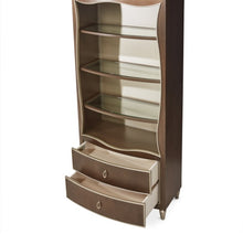 Load image into Gallery viewer, AICO Villa Cherie Bookcase in Hazelnut
