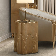 Load image into Gallery viewer, AICO Villa Cherie Chairside Table in Caramel
