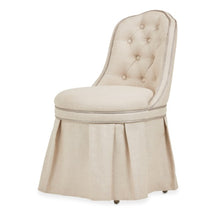 Load image into Gallery viewer, AICO Villa Cherie Tufted Vanity Chair in Hazelnut image
