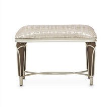 Load image into Gallery viewer, AICO Villa Cherie Ottoman in Hazelnut
