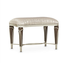 Load image into Gallery viewer, AICO Villa Cherie Ottoman in Hazelnut
