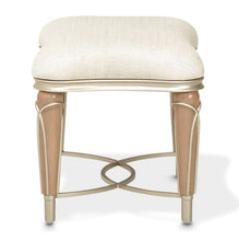 Load image into Gallery viewer, AICO Villa Cherie Ottoman in Caramel
