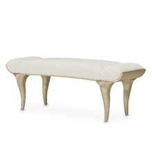 Load image into Gallery viewer, AICO Villa Cherie Tufted Bed Bench in Hazelnut image

