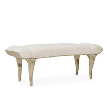 Load image into Gallery viewer, AICO Villa Cherie Tufted Bed Bench in Hazelnut
