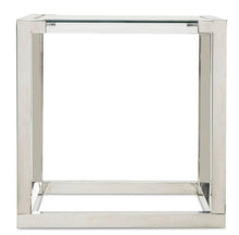 Load image into Gallery viewer, AICO Furniture State St. Square End Table in Stainless Steel
